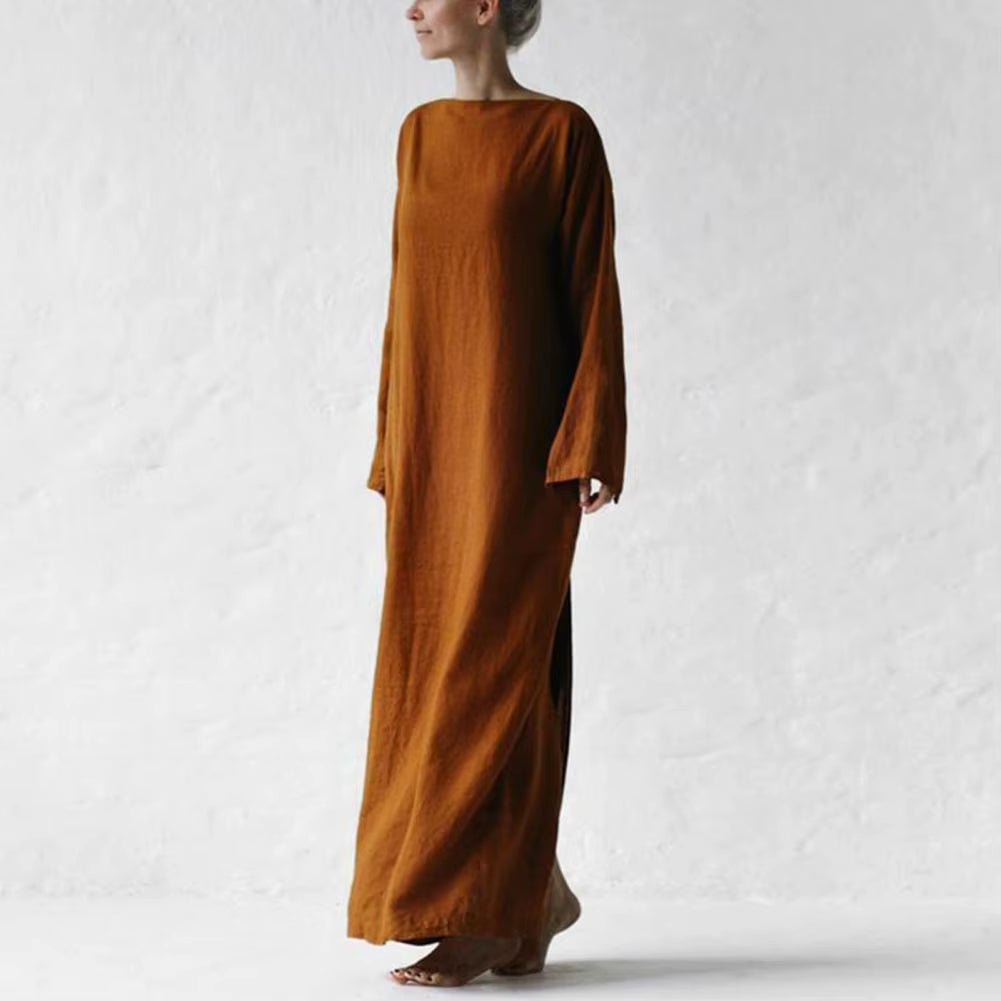 Lace-Up Maxi Dress