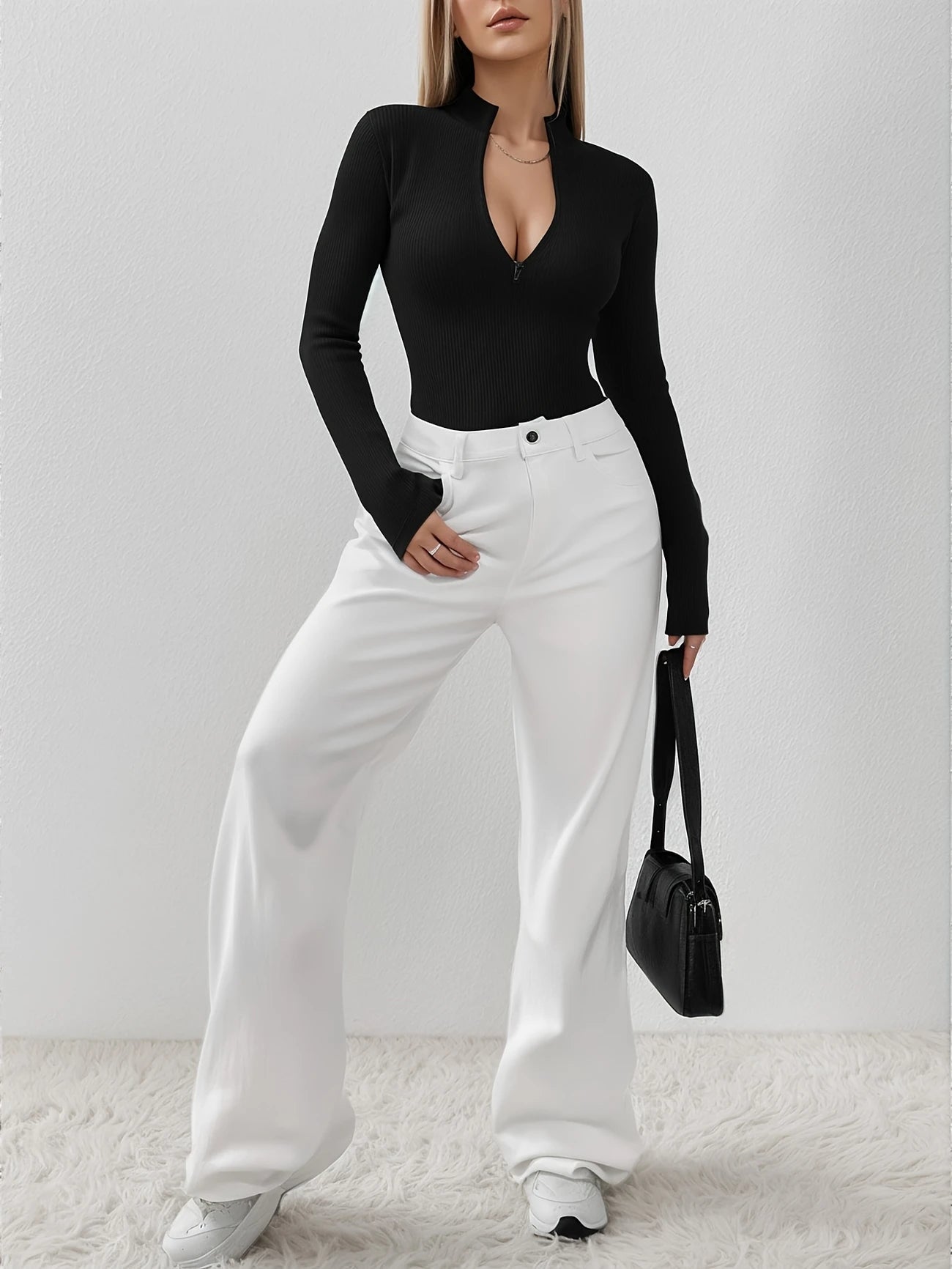 Elegant Compression Bodysuit – Long Sleeve