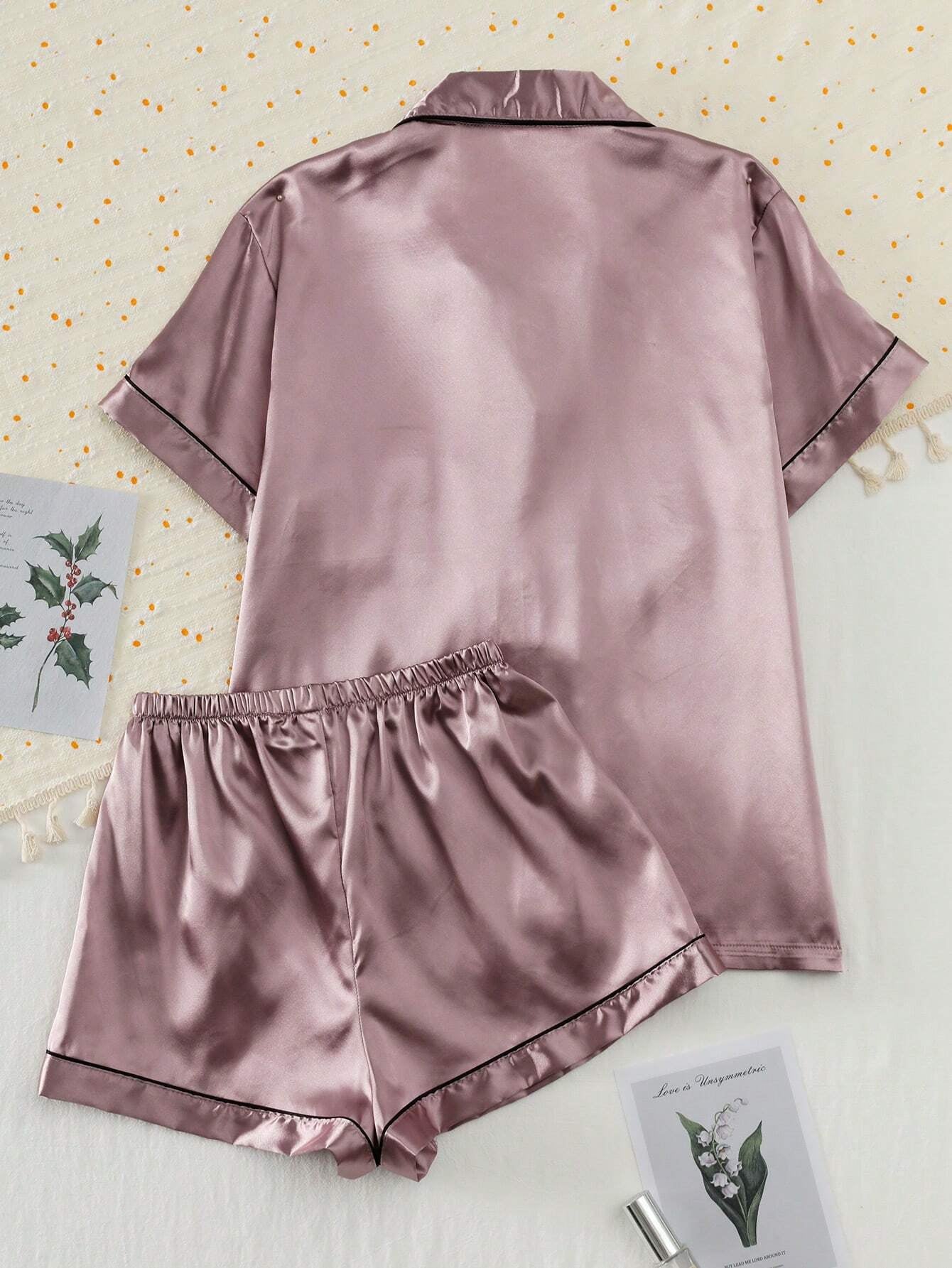 Satin Pajama Set