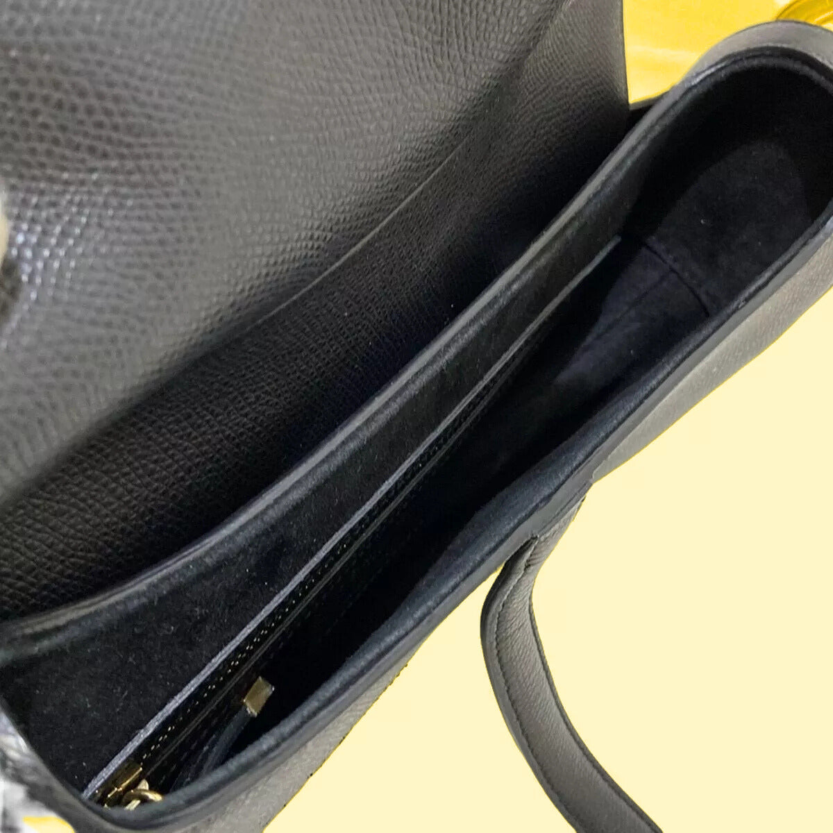 Christian Dior Black Saddle Mini Bag