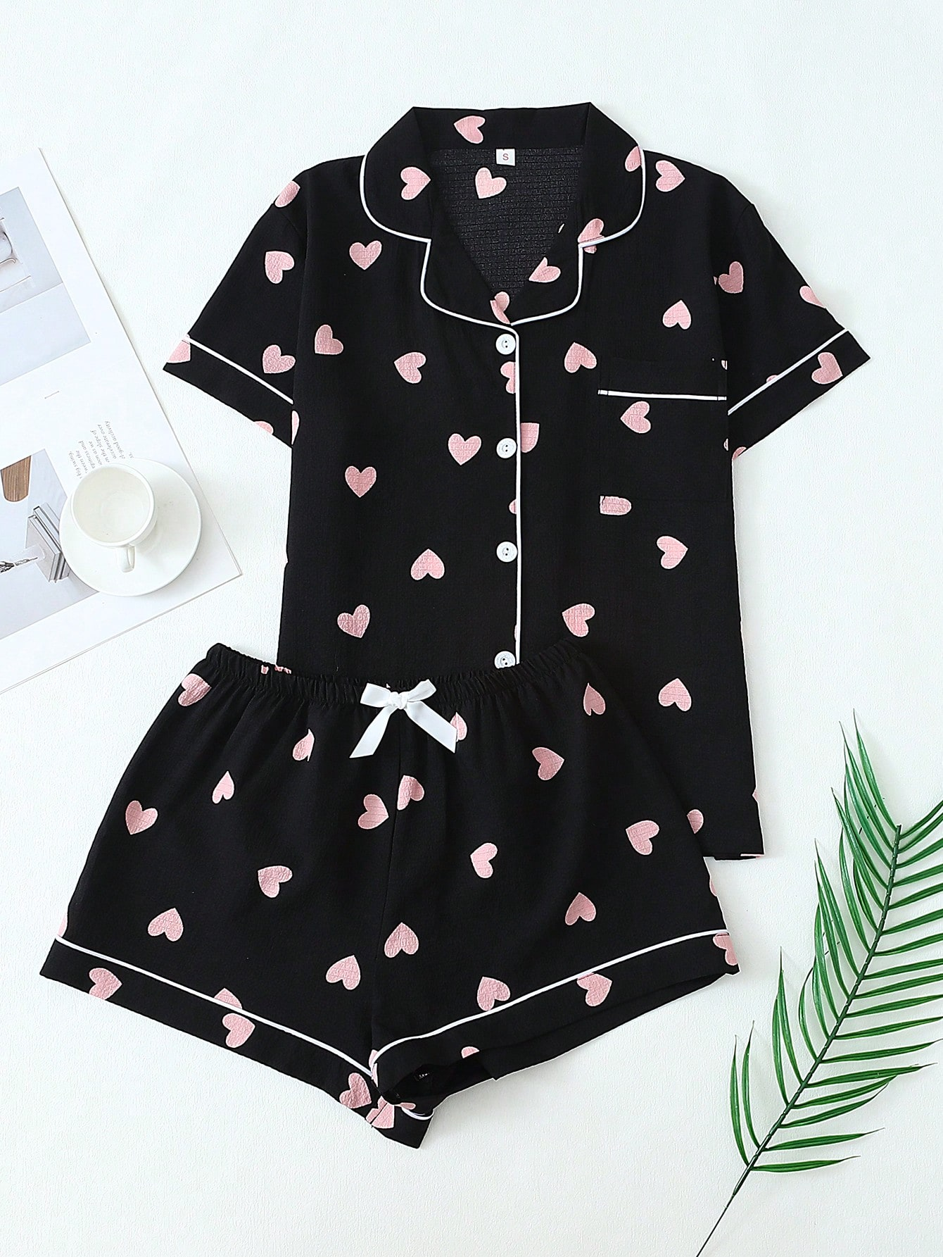 2Pcs Printed Sleepwear