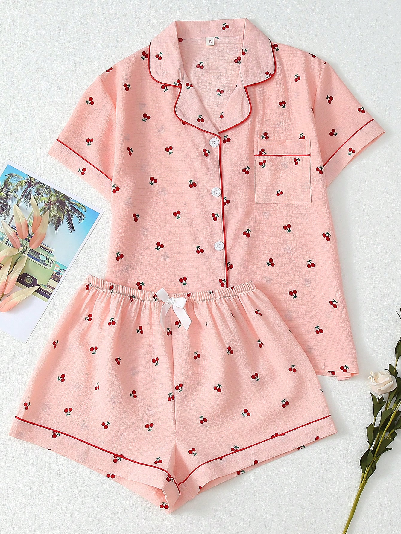Printed Pajama Set