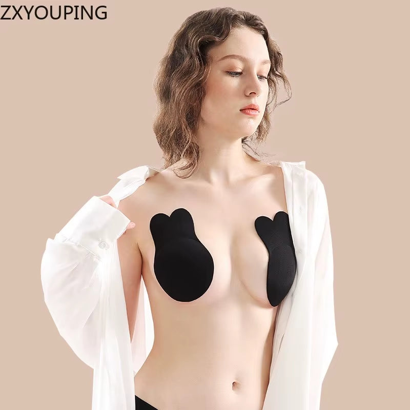 Rabbit Ear Breast Lift Thin Breathable Invisible Breast Lift Large Size Anti-Sagging Invisible Bra Breast Lift Bra