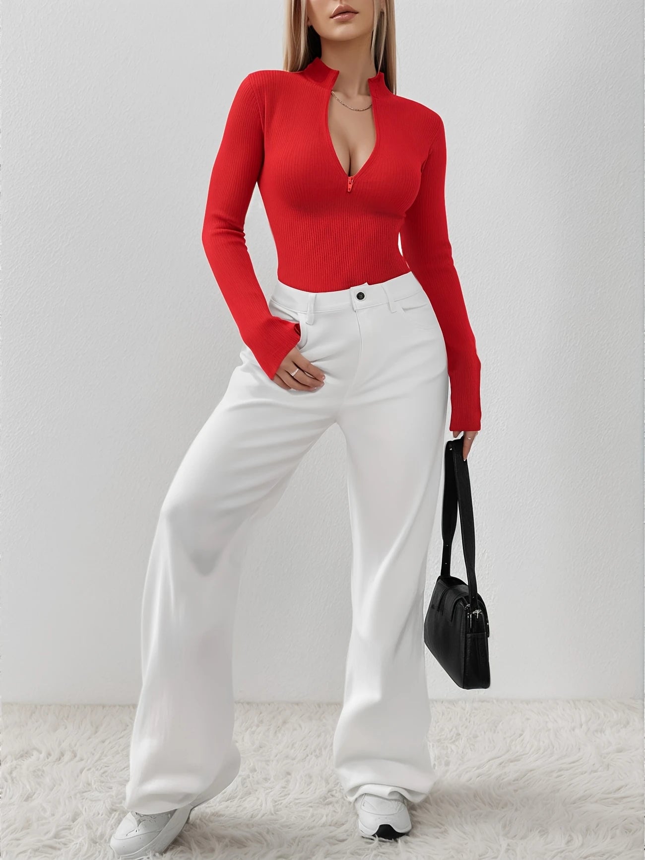 Elegant Compression Bodysuit – Long Sleeve