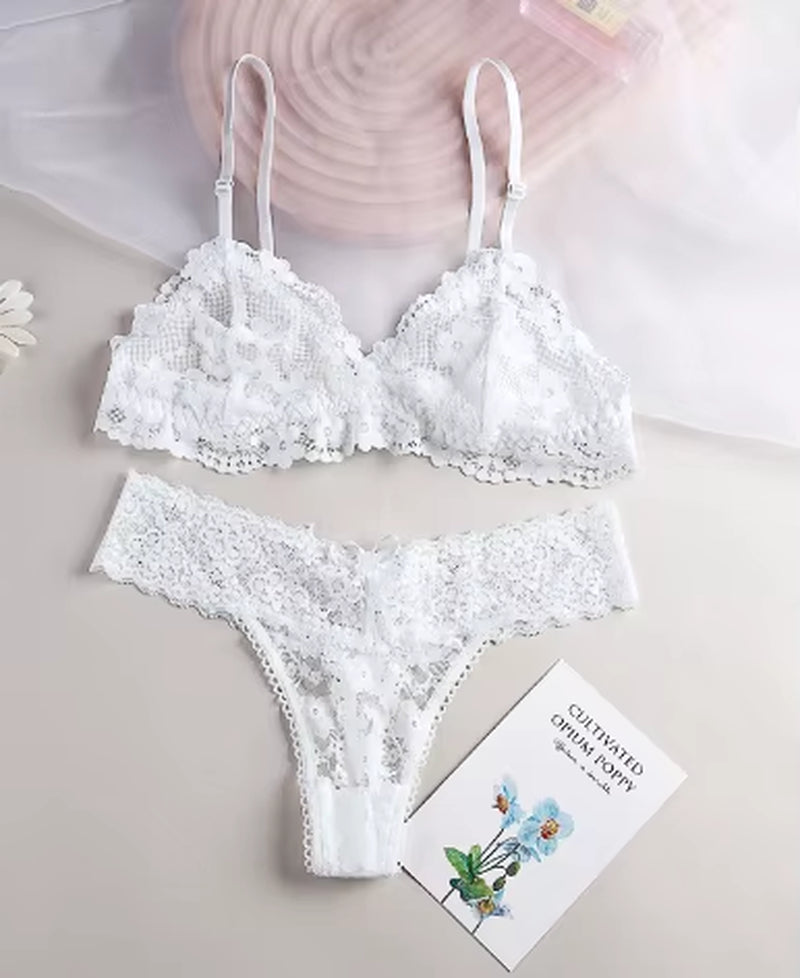 Embroidery Transparent Lingerie