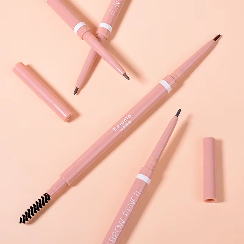 1.5Mm Ultra Fine Double-Ended Eyebrow Pencil () Waterproof Sweat-Proof Long Lasting Professional Eye Makeup for Women