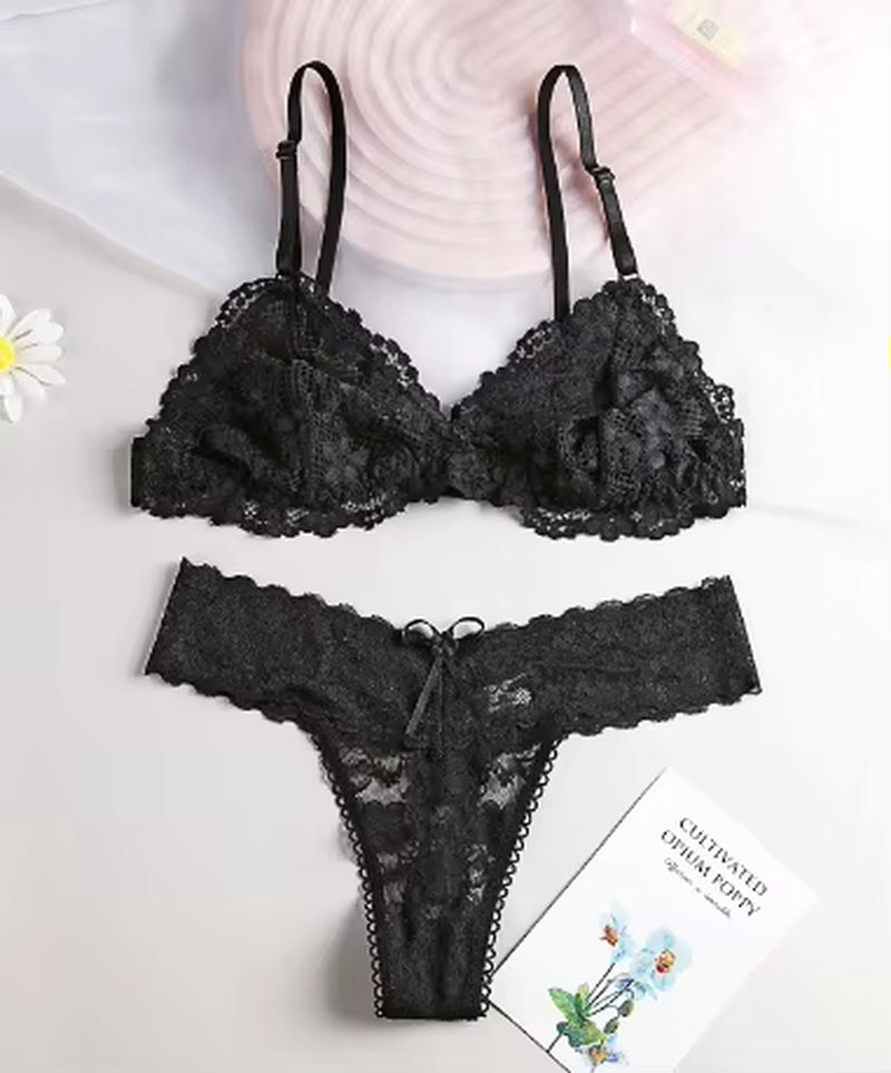 Embroidery Transparent Lingerie