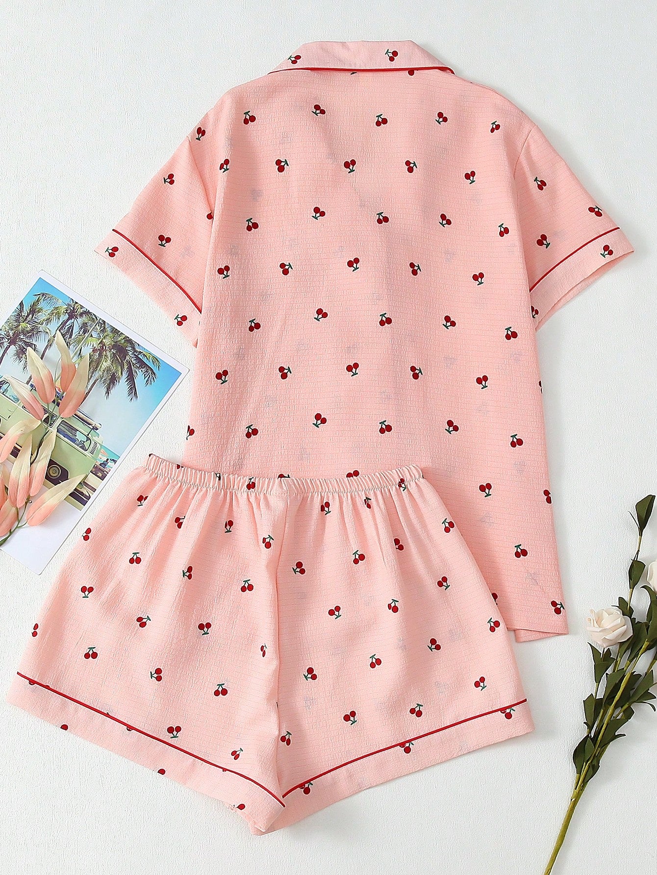 Printed Pajama Set