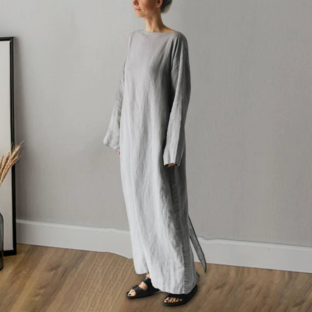 Lace-Up Maxi Dress