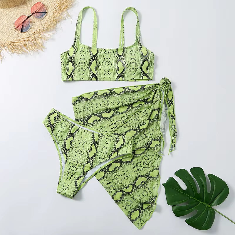 Marble Print Bikini