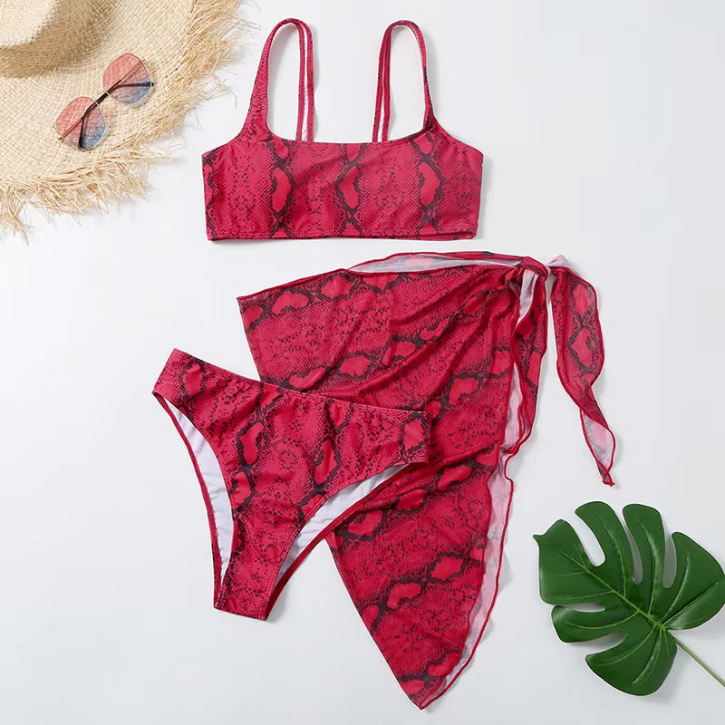 Marble Print Bikini