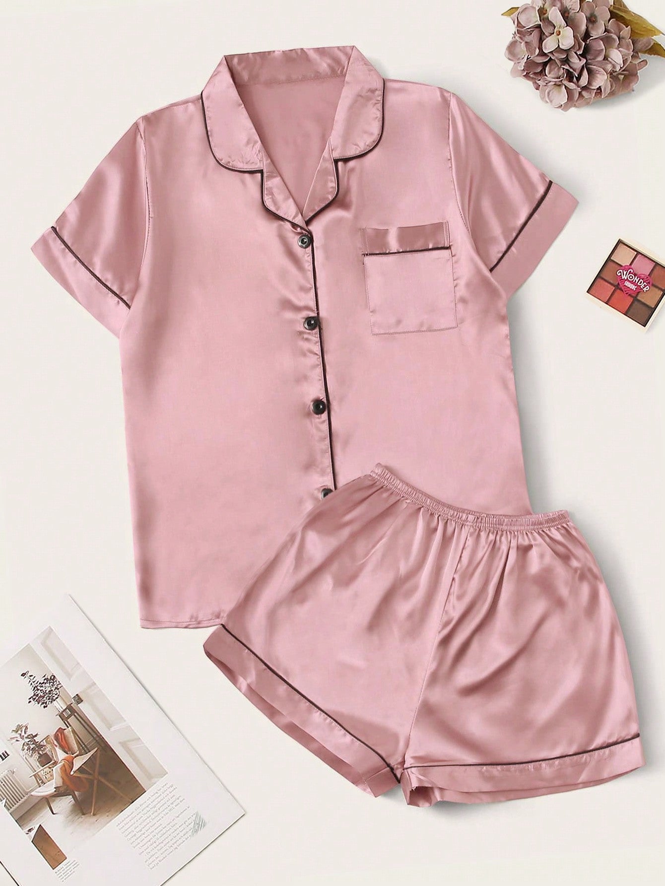 Satin Pajama Set