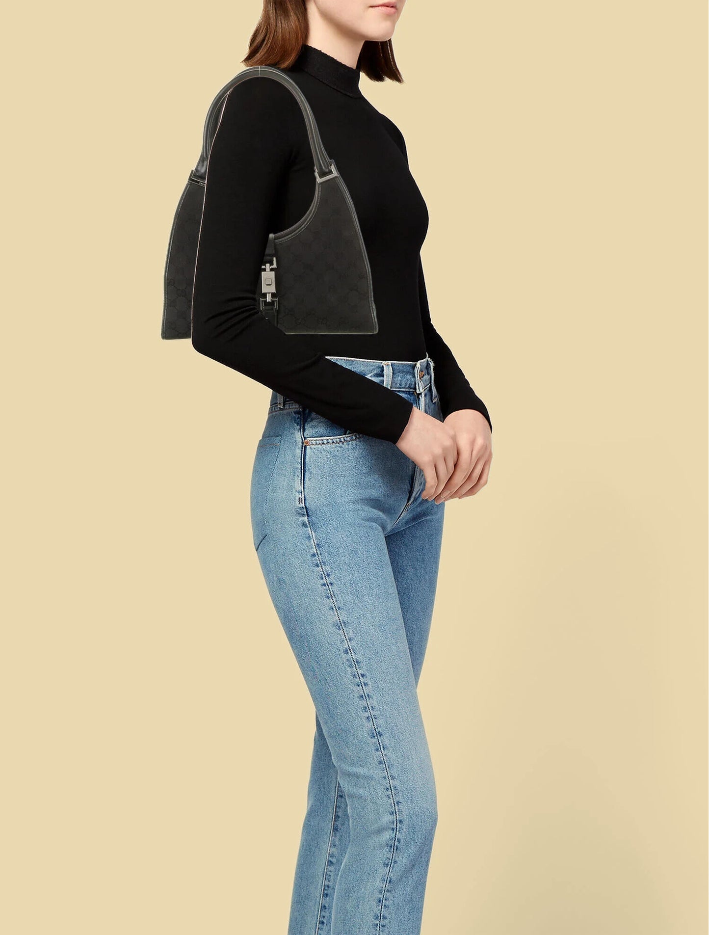 Gucci Black Hobo Bag