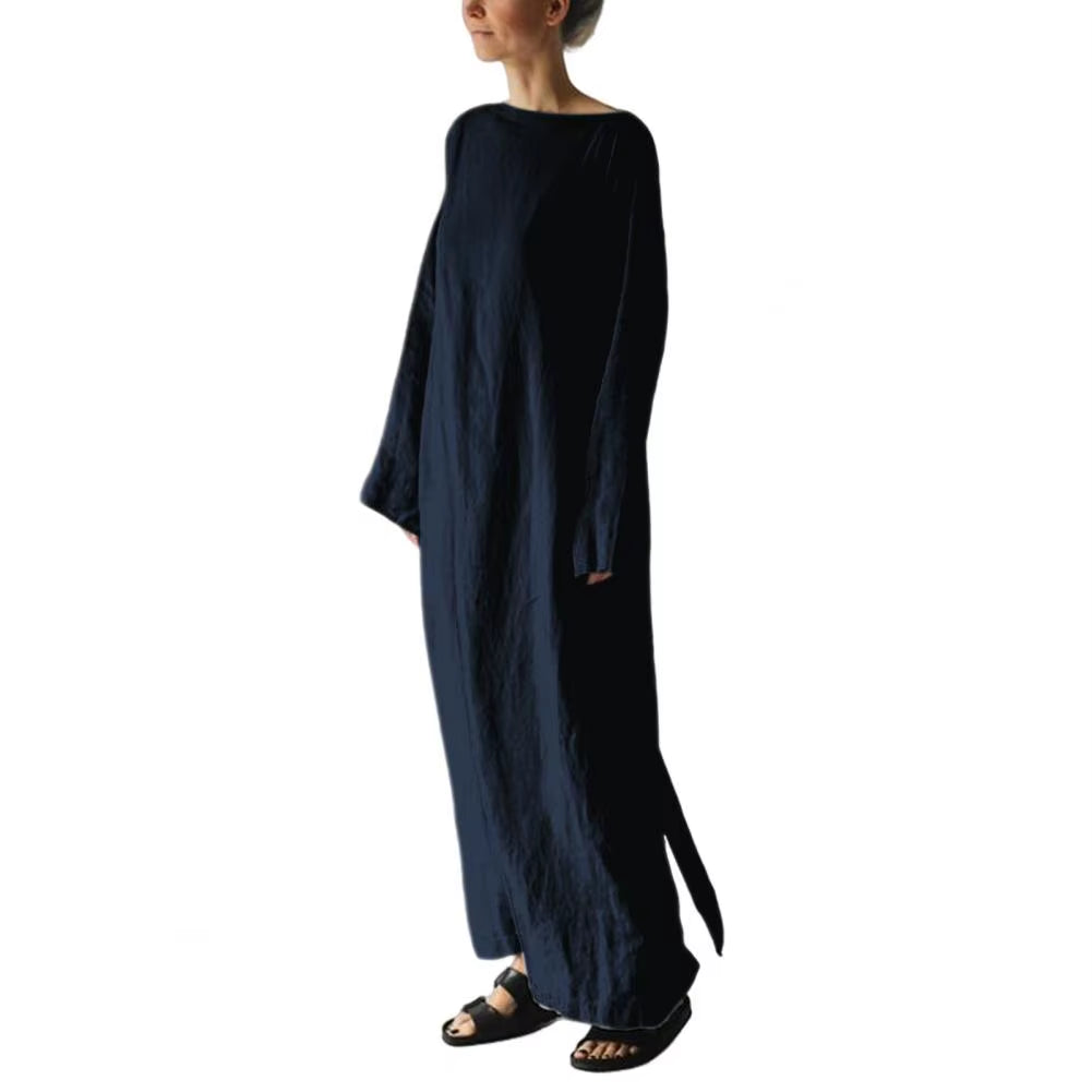 Lace-Up Maxi Dress