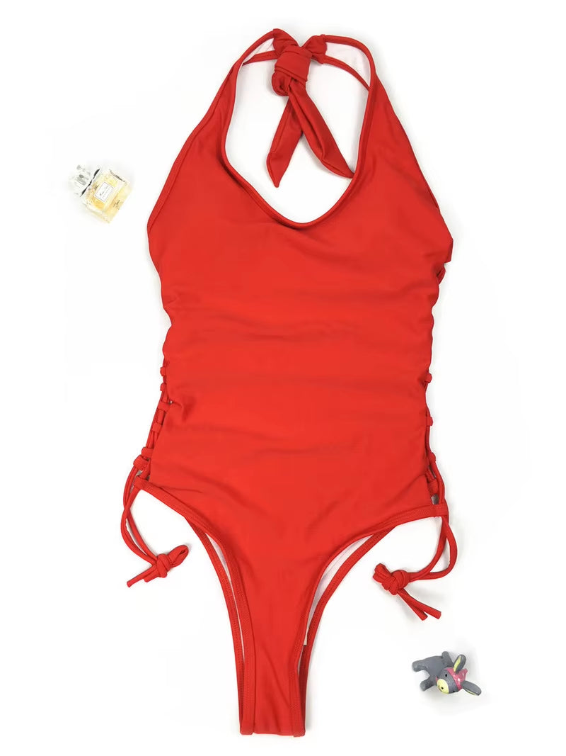 Lace up Monokini