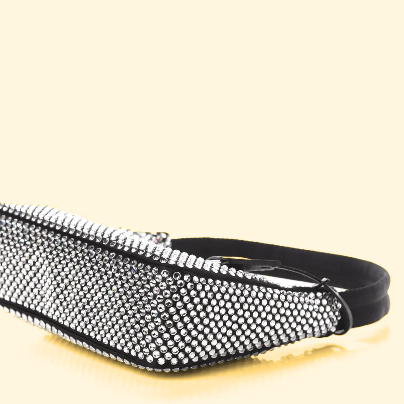 Prada Re-Edition Satin mini-bag with crystals