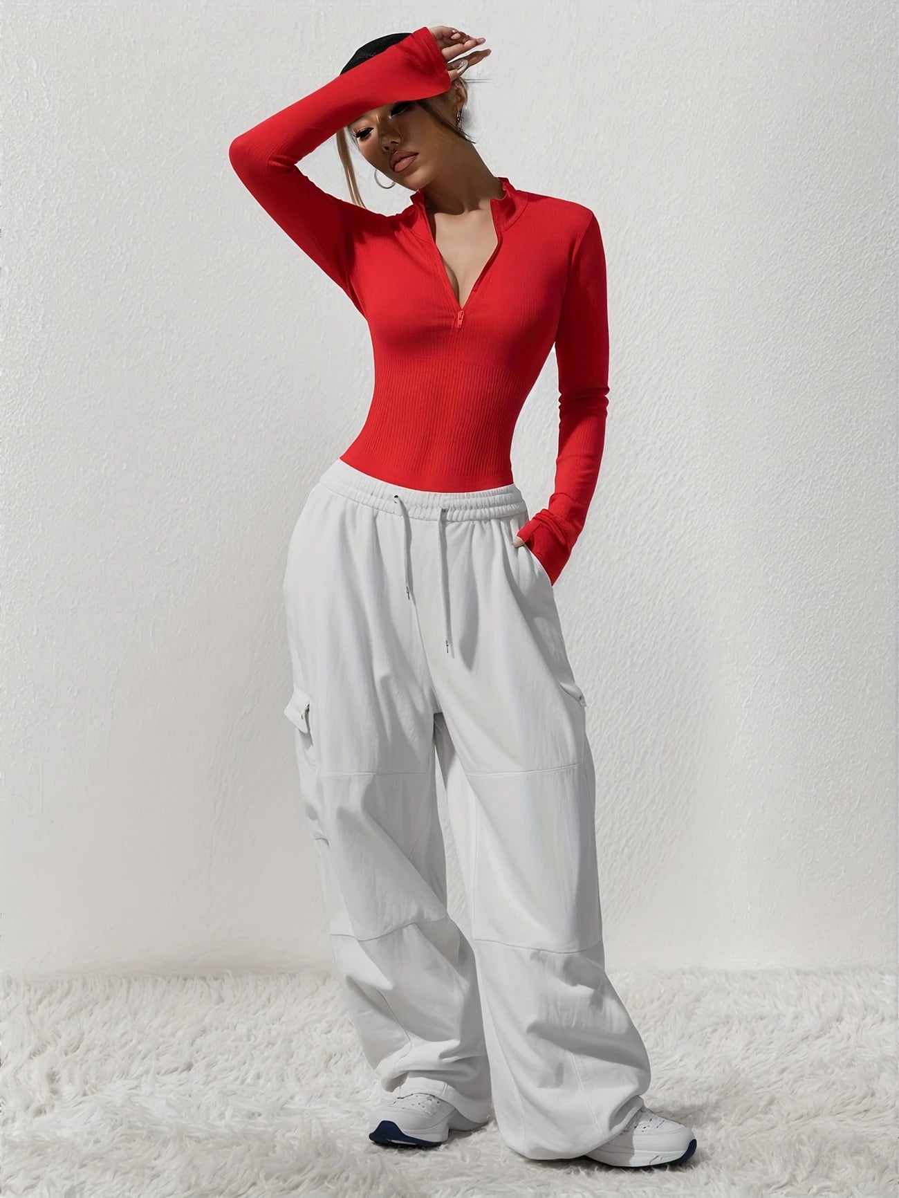 Elegant Compression Bodysuit – Long Sleeve