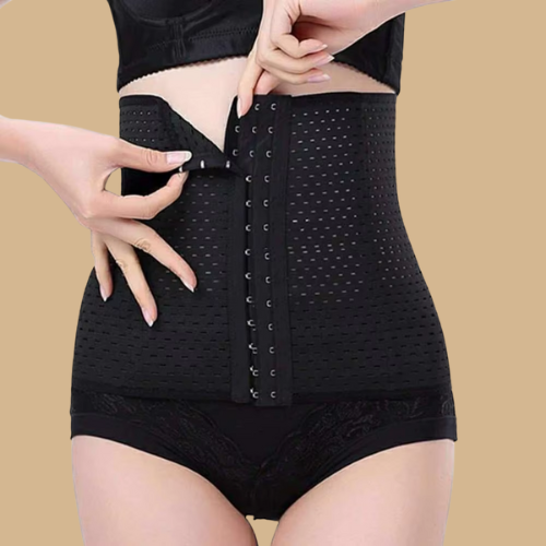 Postnatal Slimming Corset Waist Trainer Cincher Girdles Body Shaper for Women Postpartum Belly Band Underbust Tummy Control