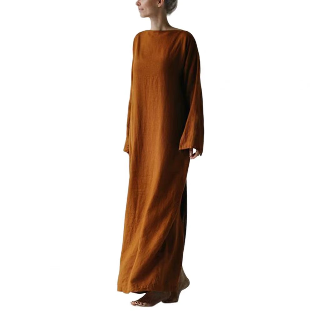 Lace-Up Maxi Dress