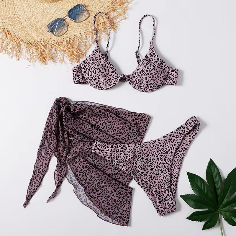 Marble Print Bikini
