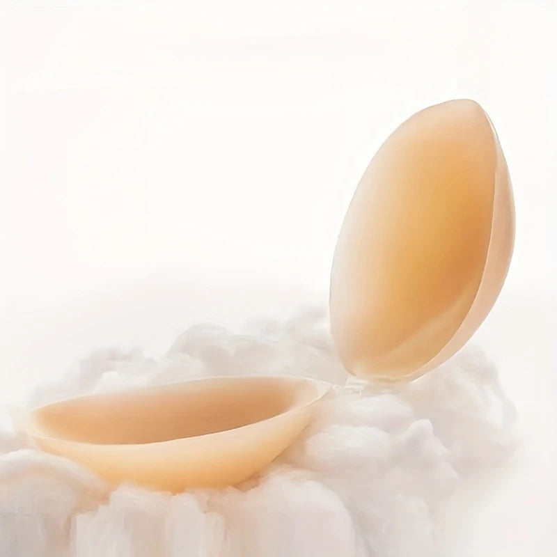 Invisible Push-Up Bra – Silicone, Strapless & Backless with Adhesive Support