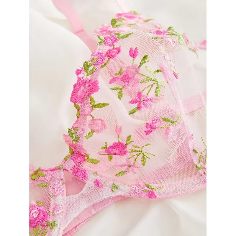 Embroidery Transparent Lingerie