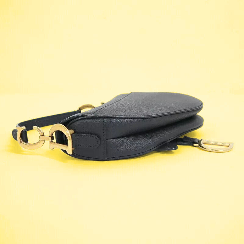 Christian Dior Black Saddle Mini Bag