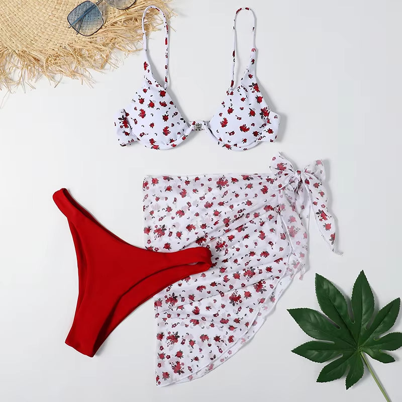 Marble Print Bikini