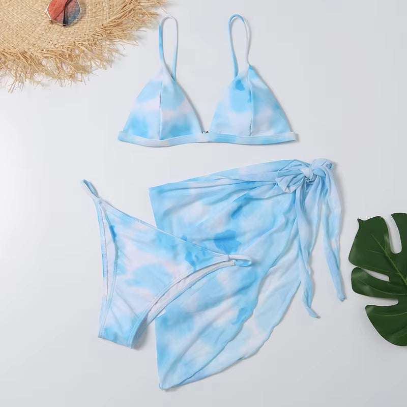 Marble Print Bikini