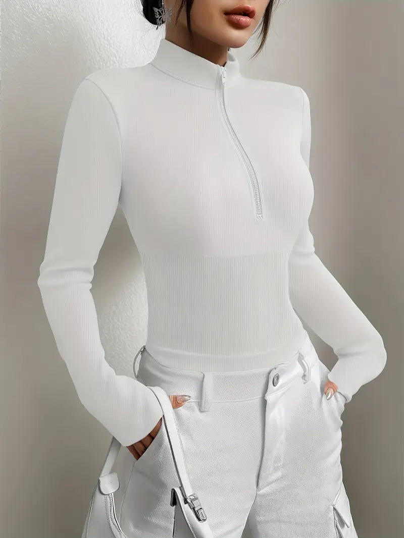 Elegant Compression Bodysuit – Long Sleeve