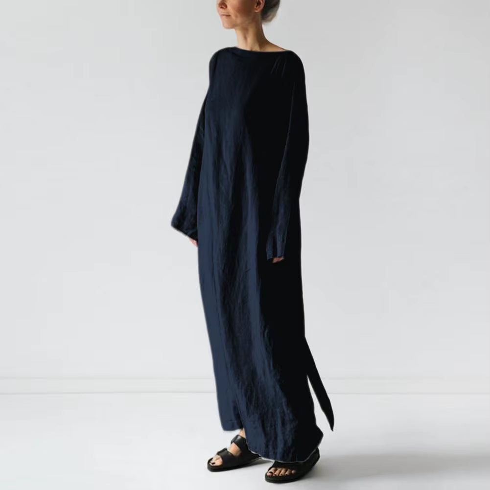 Lace-Up Maxi Dress