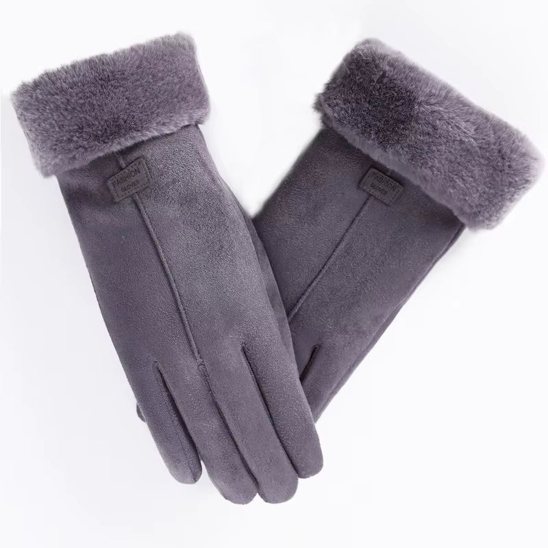 Cashmere Suede Gloves