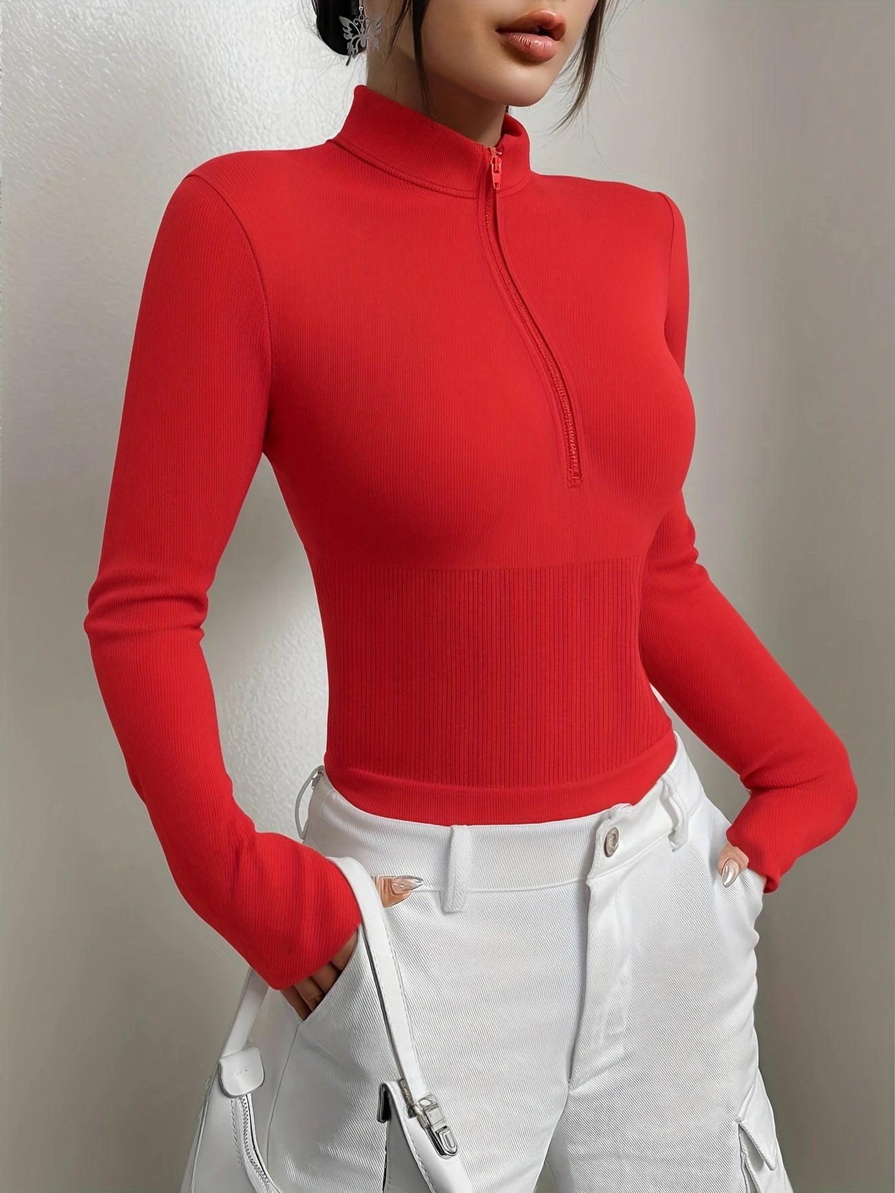 Elegant Compression Bodysuit – Long Sleeve