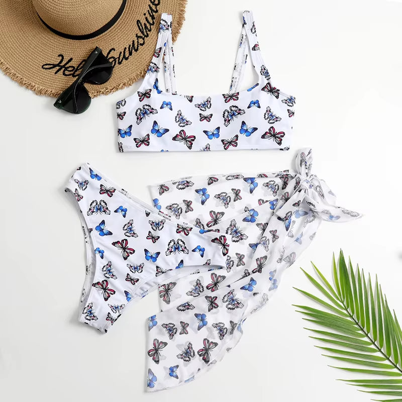 Marble Print Bikini