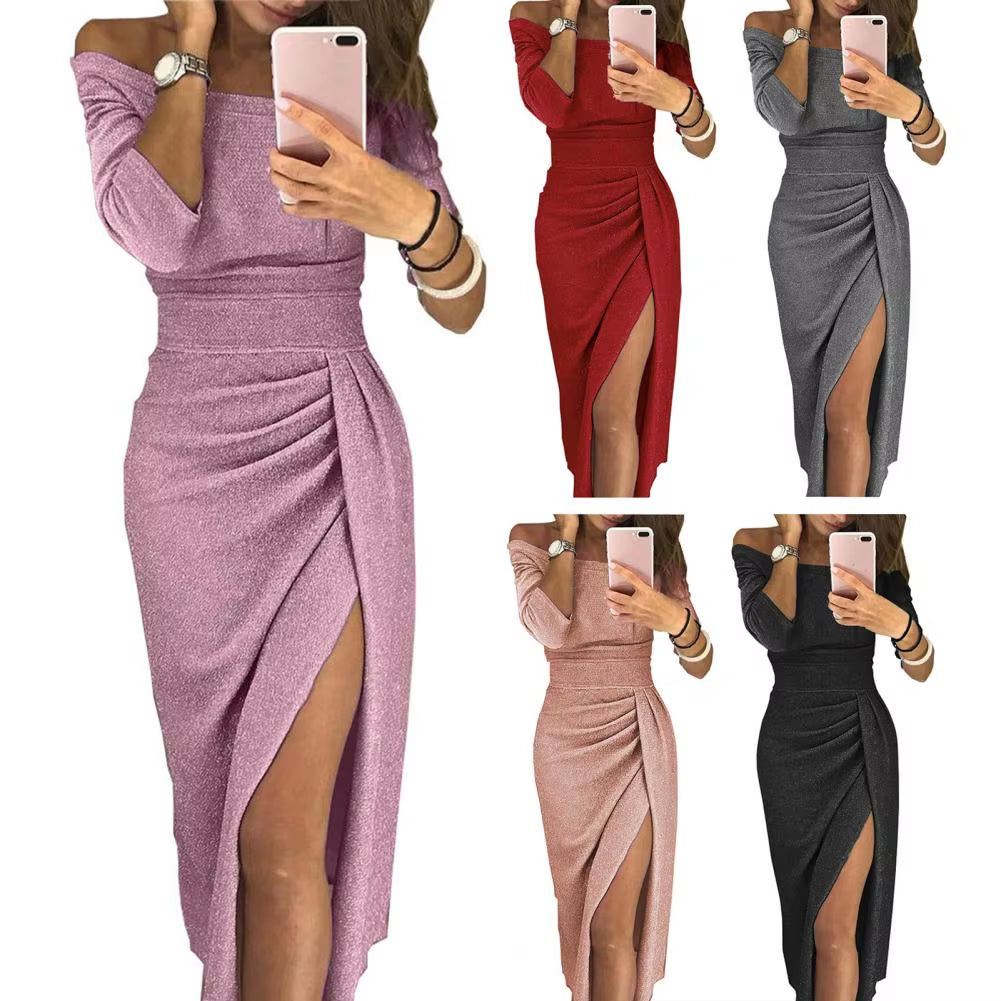 Shiny Bodycon Dress