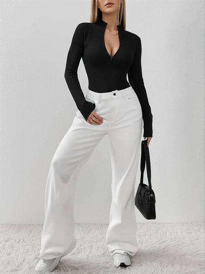 Elegant Compression Bodysuit – Long Sleeve