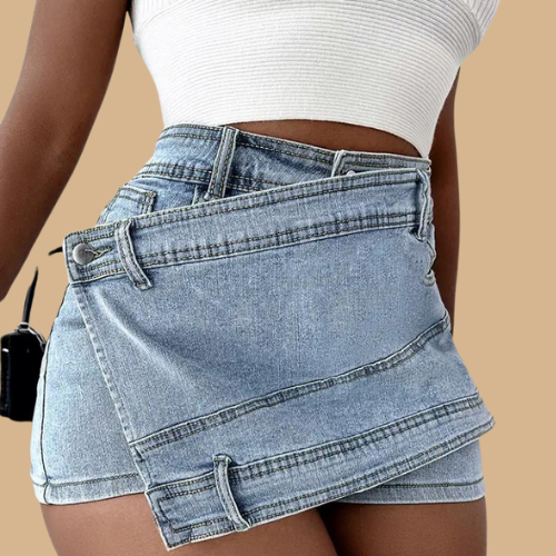 Vintage Denim Skorts 