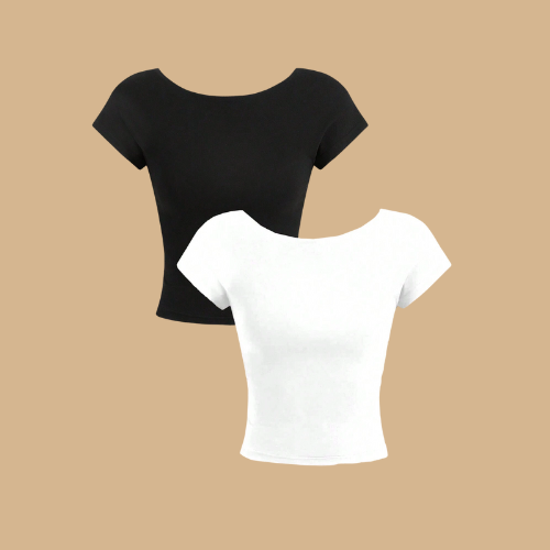 2Pcs Crop Top