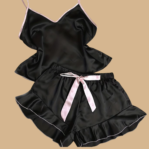 Satin V-Neck Pajama