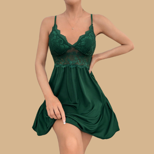 Contrast Lace Nightdress
