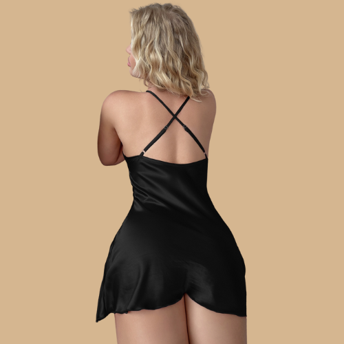 Crisscross Satin Nightdress