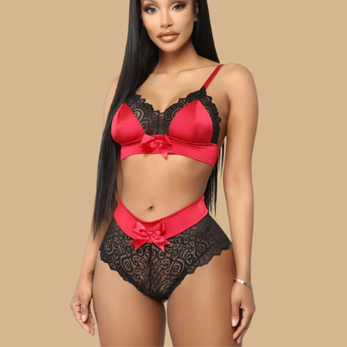 Lace Bra and Panty Set