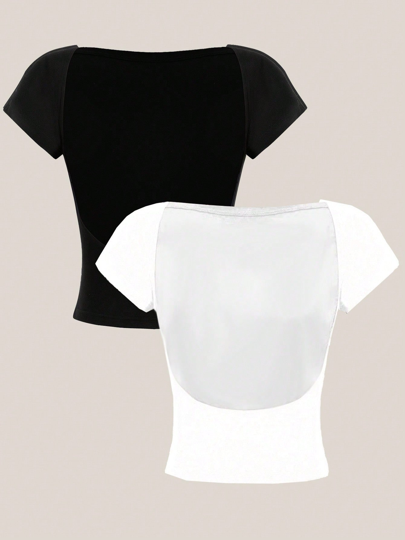 2Pcs Crop Top
