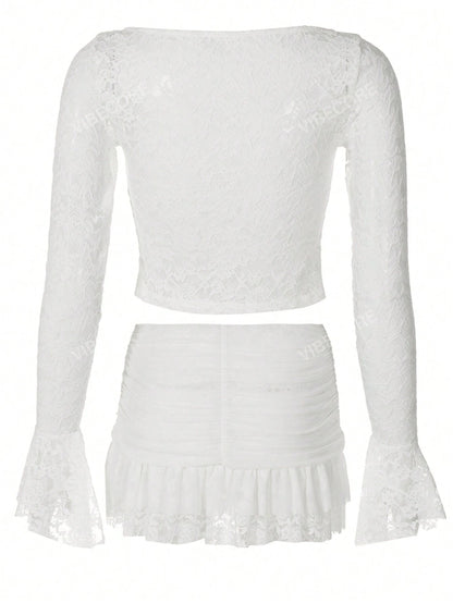 Sheer Ruffle Co-ords