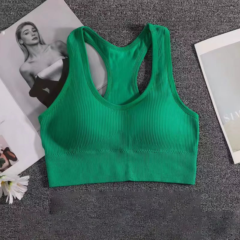 Women Sports Bra Top Push up Fitness Yoga Bra Underwear Sport Tops for Women Breathable Running Vest Gym Wear Female Underwear