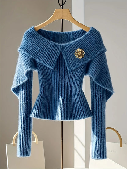 Elegant Knit Sweater for Women