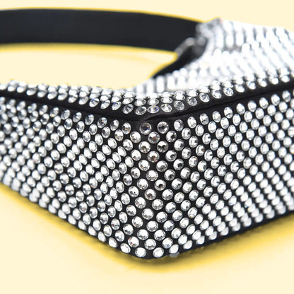Prada Re-Edition Satin mini-bag with crystals