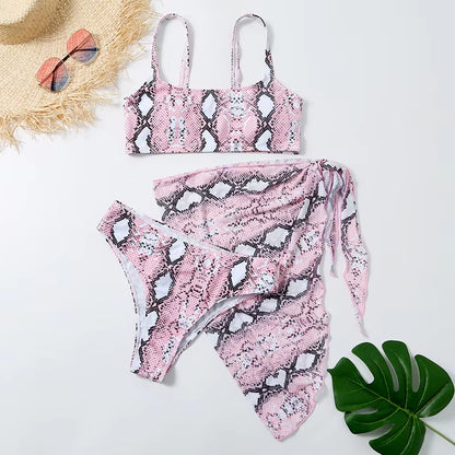 Marble Print Bikini