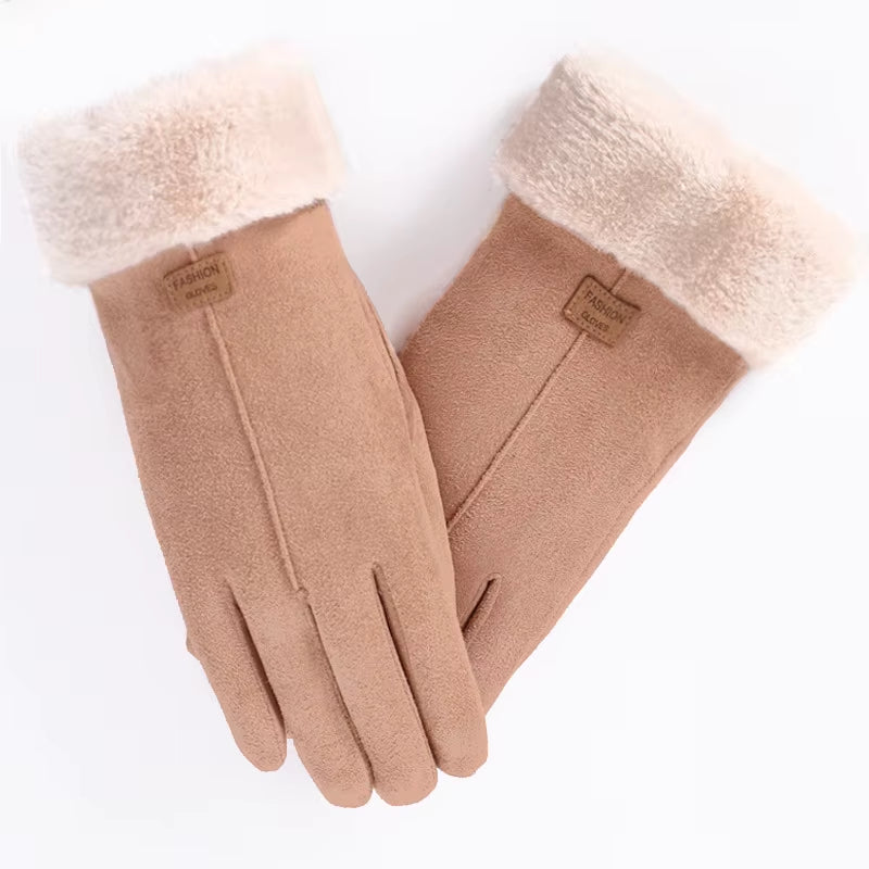 Cashmere Suede Gloves