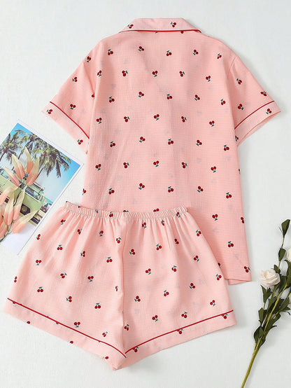 Printed Pajama Set